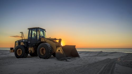 beach dawn dusk