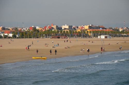 beach costa valencia