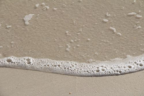 beach surf bubbles