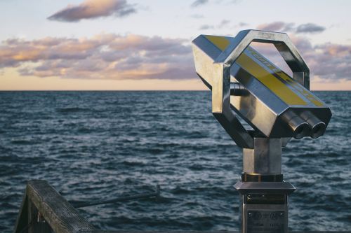 beach binoculars ocean