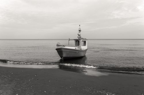 beach sea boat