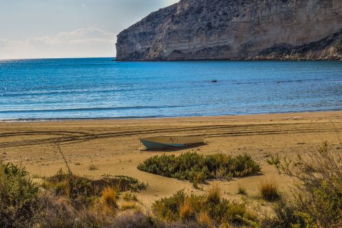 beach cliffs sea