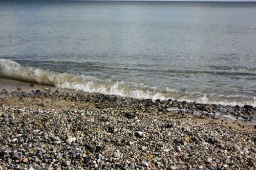 beach sea stone