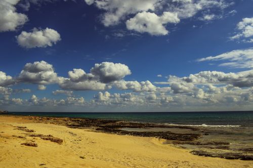 beach empty sea