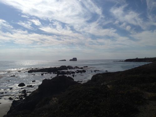 beach sky nature