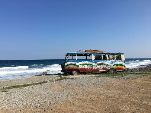 beach bus sea