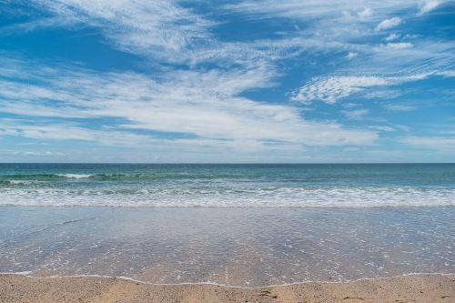 beach waves sand