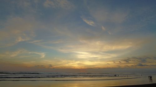 beach ocean sky