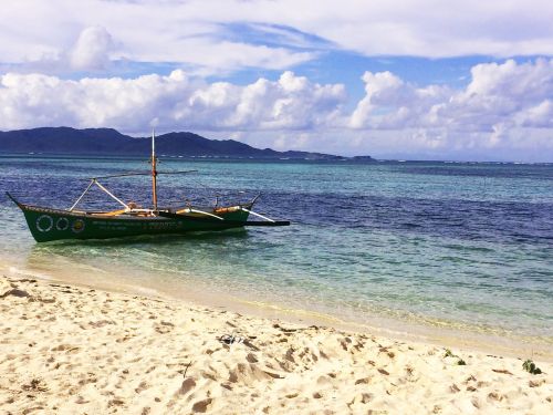 beach boat sea