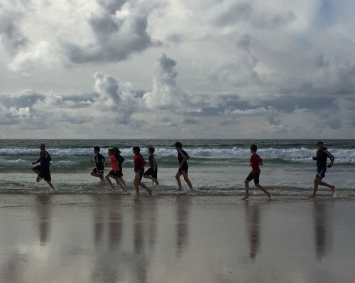 beach running fitness