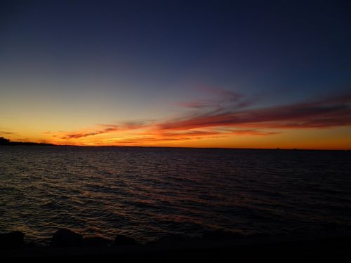 beach sunset ocean