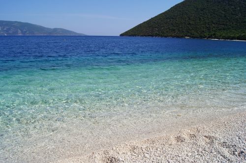 beach kefalonia greece