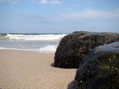 beach breakwater sea