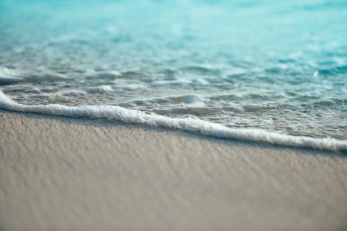 beach sand water