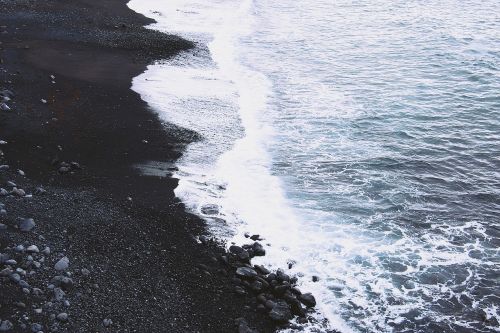 beach sand rocks