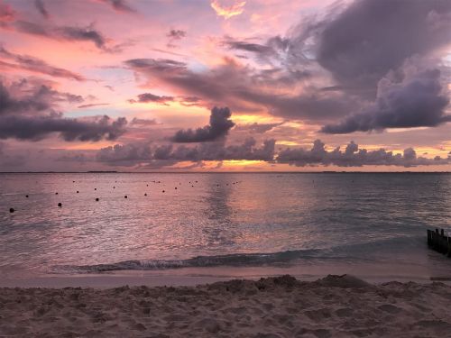 beach sunset mexico