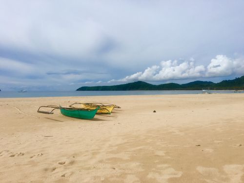 beach boat sea