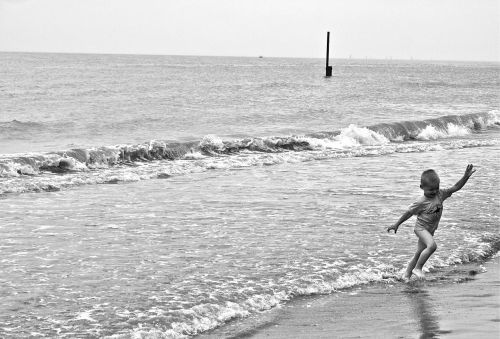 beach sea childhood