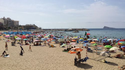 beach benidorm spain