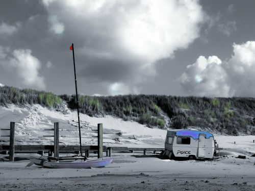 beach sand north sea