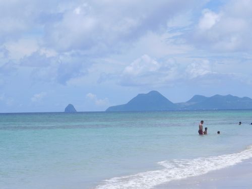 beach sea martinique