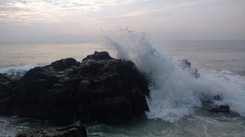 beach water stone