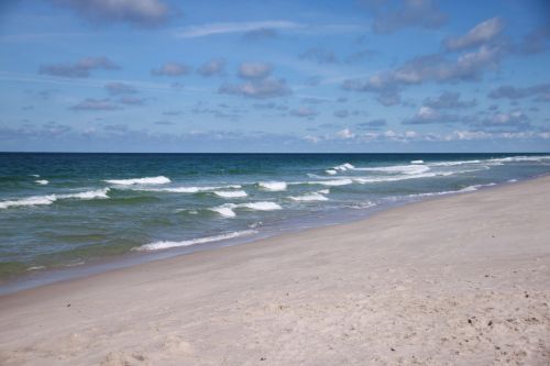 beach water sky