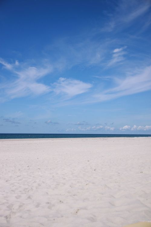 beach water sky