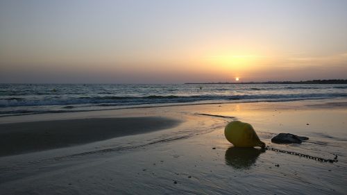 beach sunset andalusia