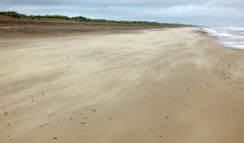 beach empty sand