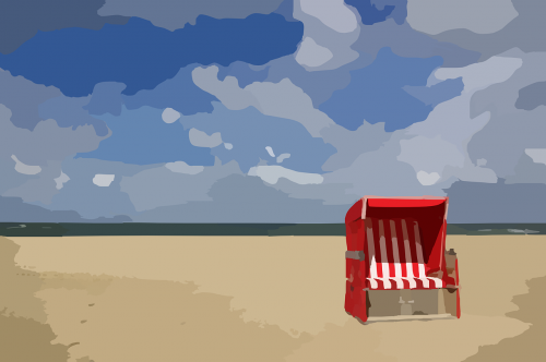 beach chair ocean