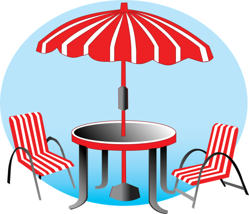 beach umbrella chairs