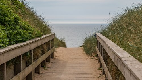 beach  away  dunes