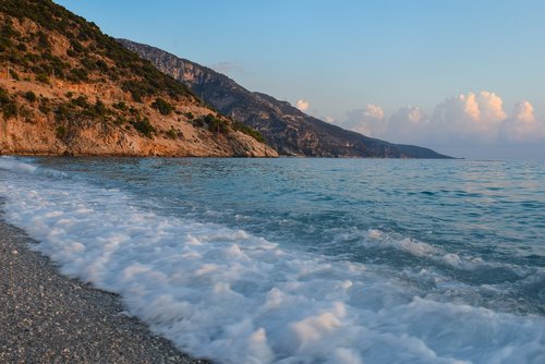 beach  sea  waves