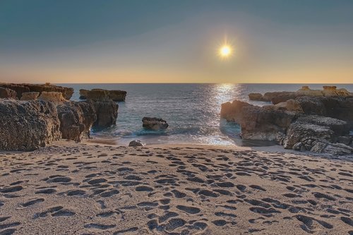 beach  sunset  hdr