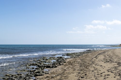 beach  sea  sky