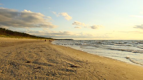 beach  the baltic sea  sea