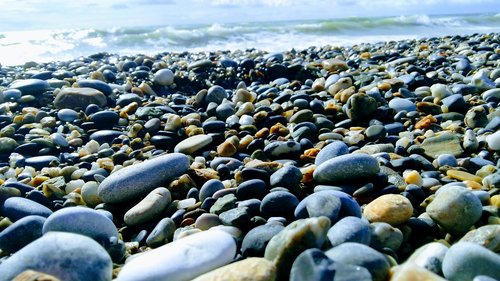 beach  gravel  stone