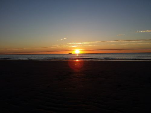 beach sunset romance