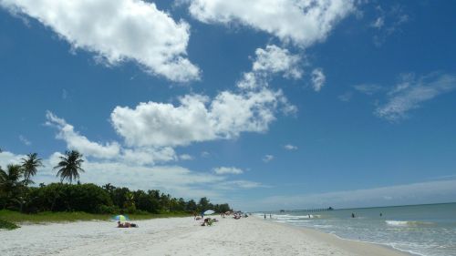 beach sky sea