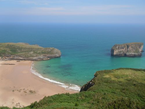 beach asturias spain