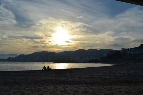 beach landscape sunset