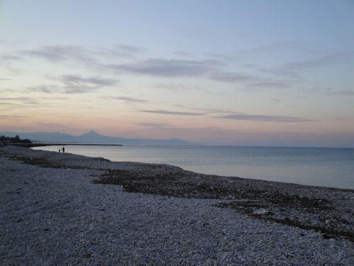 beach sunset spain