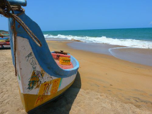 beach boot colorful