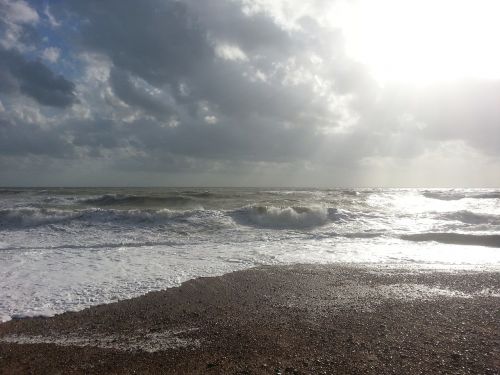 beach wave sea