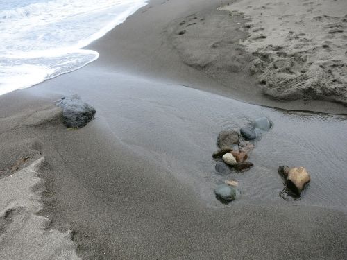 beach sand pebble