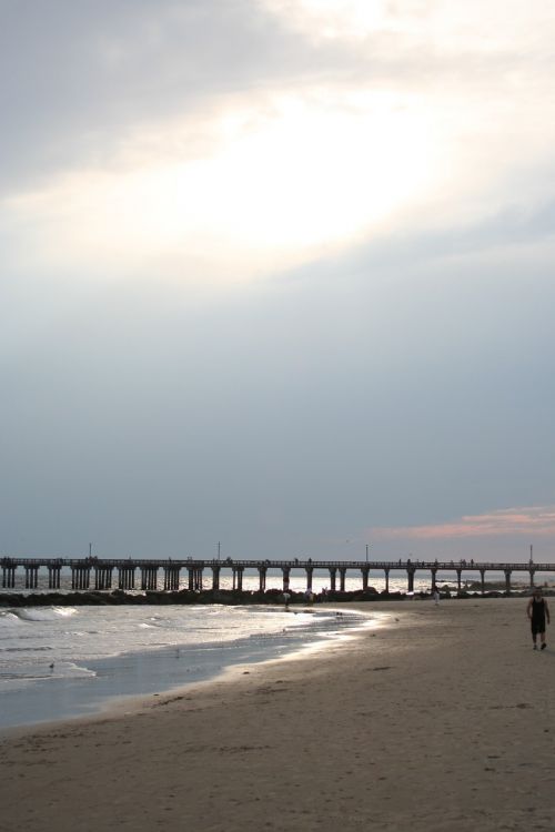 beach pier bridge