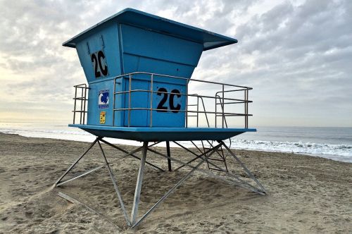 beach lifeguard stand