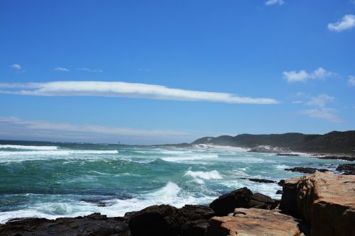 beach wave sky