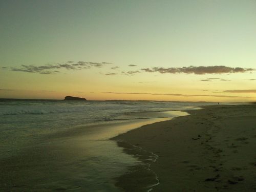 beach sunset sea